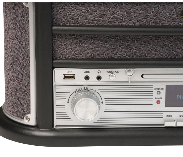 Denver MRD-51 z gramofonem czarne - 1348285 - zdjęcie 4